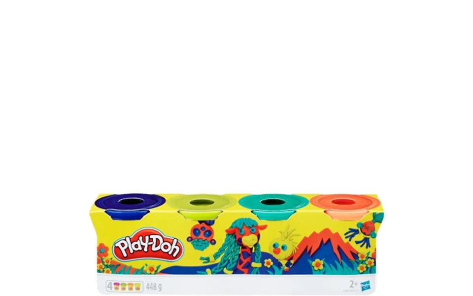 Play-doh 4-pack Modelling Clay - Wild Animals