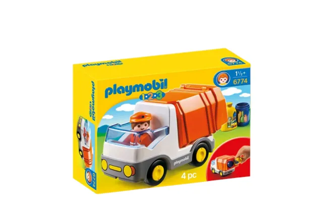 Playmobil 1.2.3 Recycling Truck