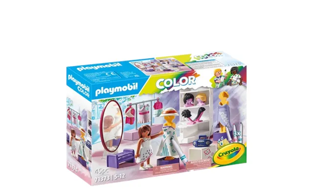 Playmobil Color Dressing Room Playset With Crayola Washable Markers