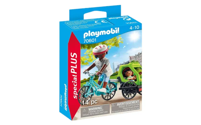 Playmobil Special Plus Cargo Bicycle With Child Trailer 70601