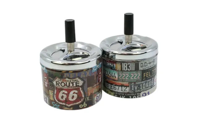 Rotating Ashtray Usa - 9x7cm