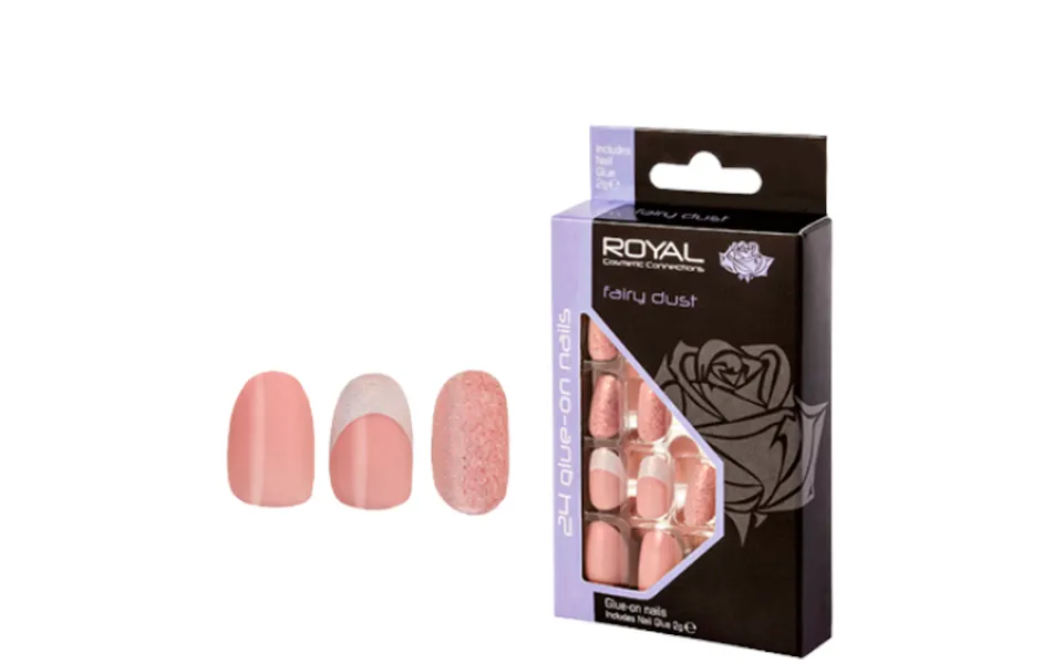 Royal Artificial Nails Fairy Dust - 24 Pcs