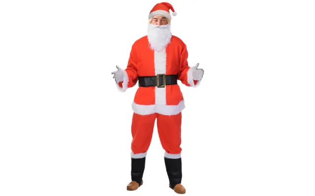 Santa Costume Deluxe - 9 Pieces