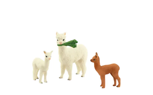 Schleich Wild Life Alpaca Figure Set