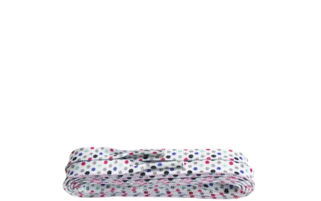 Shoestring Laces - White With Polka Dots