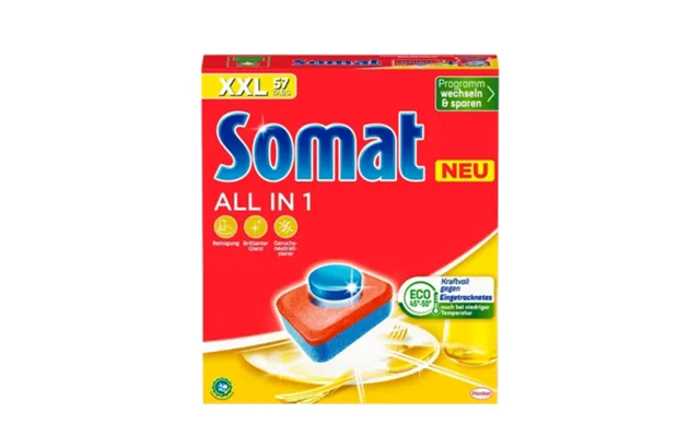 Somat All-in-1 Dishwashing Tabs - 57 Pcs