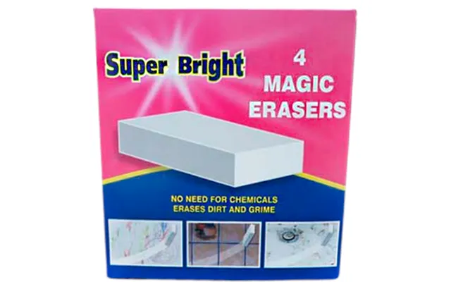 Super Bright Magic Erasers Nano Sponge - 4 Pcs
