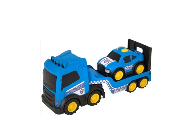 Teamsterz Chunky Trucks Police Mega Transporter With Car