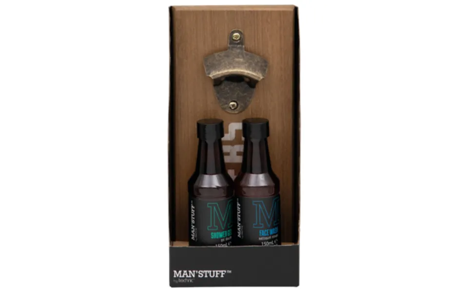 Technic Man' Stuff Bottle Opener & Bath Care Set