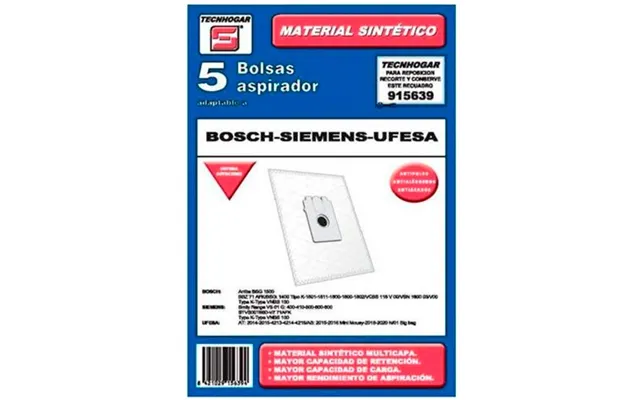 Tecnhogar Bosch Siemens Ufesa Vacuum Cleaner Bags - 5 Pcs