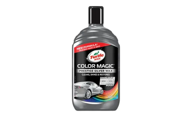 Turtle Wax Color Magic Coloured Car Wax Silver