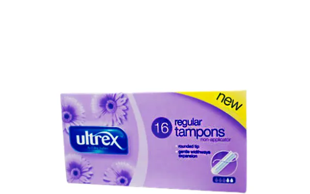Ultrex Regular Tampons - 16 Pcs