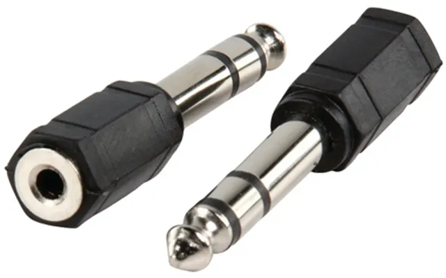 Valueline Stereo Audio Adapter 6 35 Mm Male 3 5 Mm Female