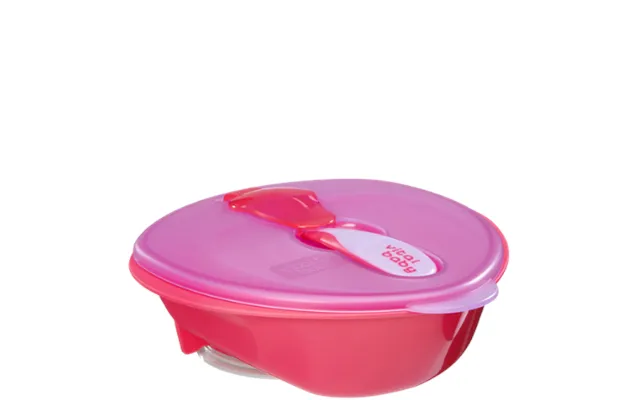 Vital Baby Nourish Bowl With Suction Cup - Pink
