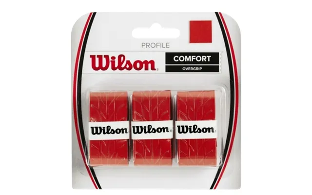 Wilson Pro Comfort Overgrip Red Tape 3 Pcs