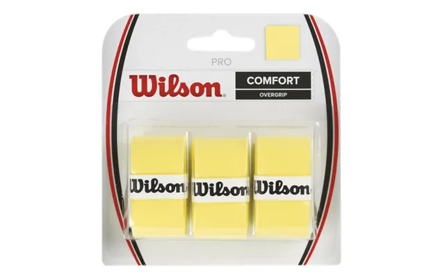 Wilson Pro Comfort Overgrip Yellow Tape 3 Pcs