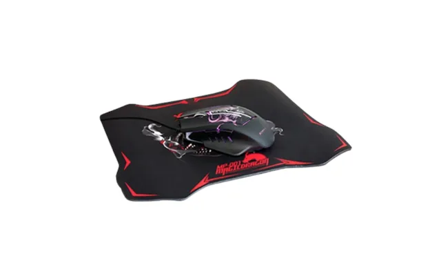 Xtrike-me Mouse & Mouse Pad Black