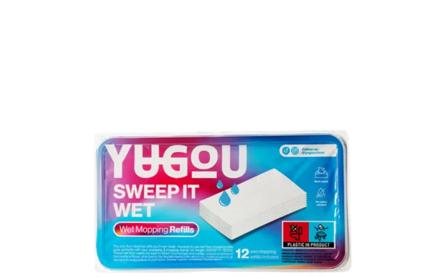 Yugou Sweep It Wet Mopping Refills 12 Pcs