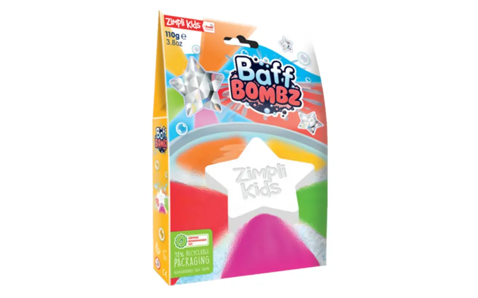 Zimpli Kids Star Bath Bomb Colour Play 110 G