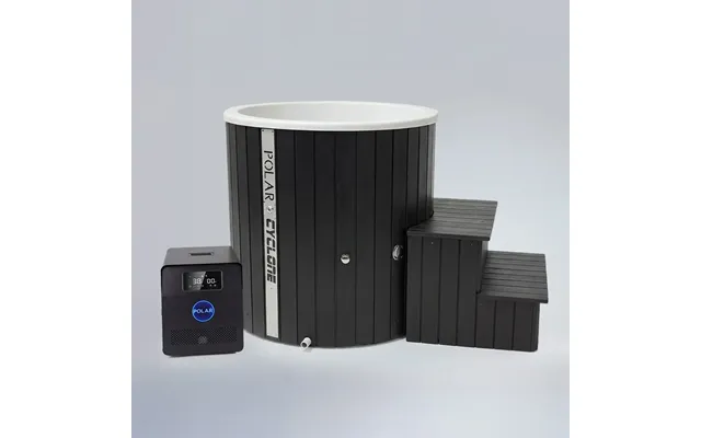 Polar Cyclone - Wood Ice Bath Black