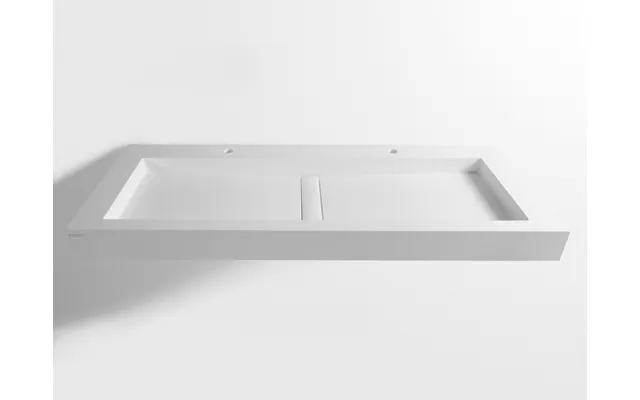 Ras Worktop 152x54 White Krion With 2 Centred Tap Hole