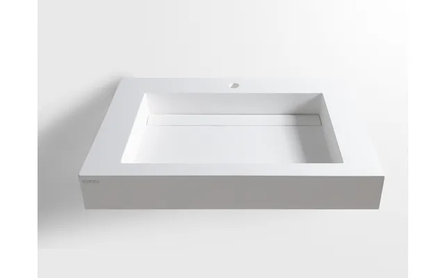 Ras Worktop 80x54 White Krion With 1 Centred Tap Hole