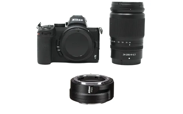 Nikon Z5 Mirrorless Camera With Z 24-200mm F 4-6.3 Vr Lens With Ftz Ii Mount Adapter product image