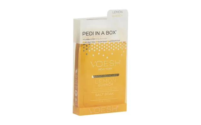 Voesh 3 Step Basic Pedi In A Box Lemon Quench