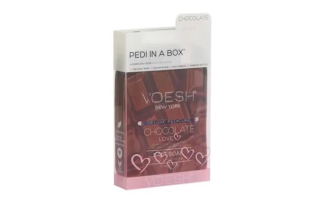 Voesh 4 Step Deluxe Pedi In A Box Chocolate Love