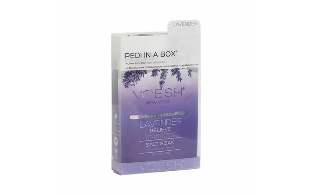 Voesh 4 Step Deluxe Pedi In A Box Lavender Relieve