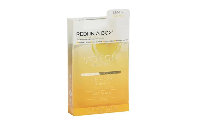 Voesh 4 Step Deluxe Pedi In A Box Lemon Quench