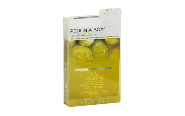 Voesh 4 Step Deluxe Pedi In A Box Olive Sensation