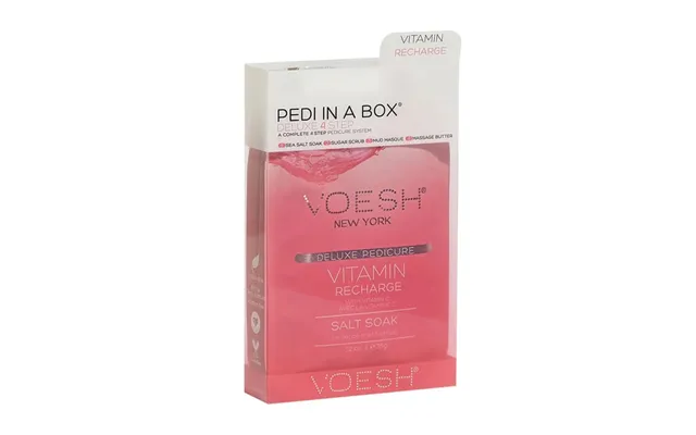 Voesh 4 Step Deluxe Pedi In A Box Vitamin Recharge
