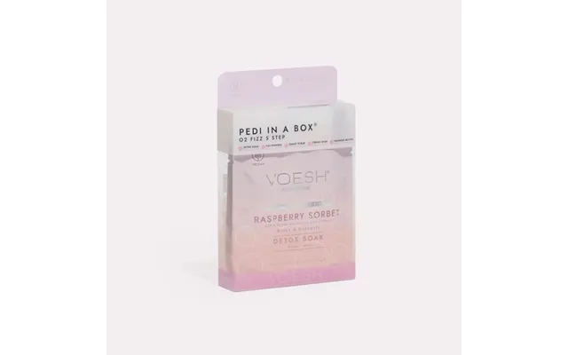 Voesh Pedi In A Box 5 Step O2 Fizz Raspberry Sorbet