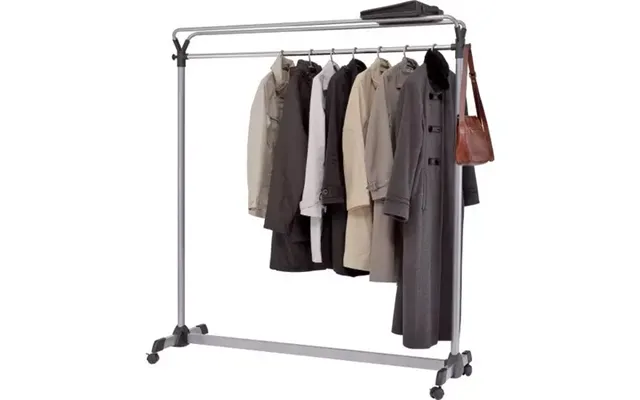 Alba Garment Coat Rack With Brakes Metal 1530x540x1715mm Pmgroup3