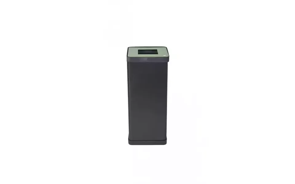 Alba Pbcorbn V Trash Can 50 L Square Acrylonitrile Butadiene Styrene Abs Steel Black