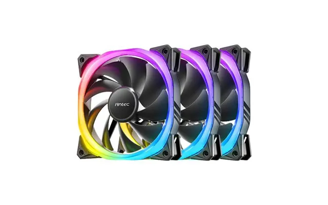 Antec Fusion 120 Argb Computer Case Fan Black 3 Pc S