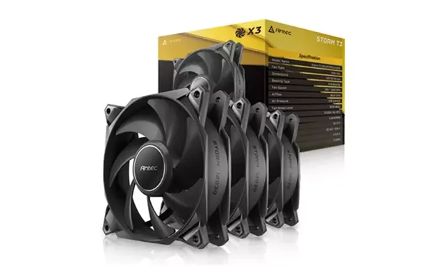 Antec Storm T3 120 Pwm Computer Case Fan 12 Cm Black