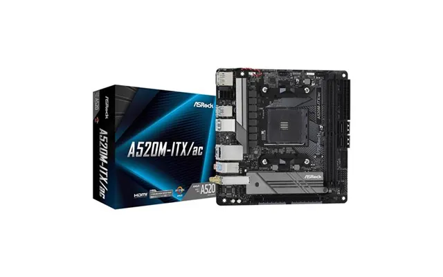 Asrock A520m-itx Ac Amd Socket Am4 Ddr4-sdram 64 Gb Dimm Dual-channel