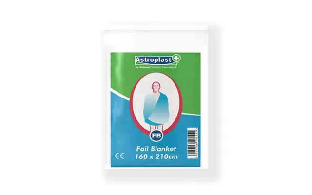 Astroplast Emergency Foil Blanket 160cm X 210cm Pack 6 - 4803024