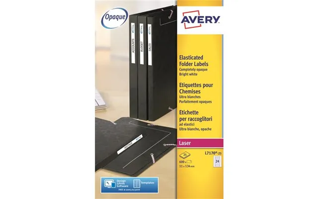 Avery Filing Labels For Elasticated Folders
