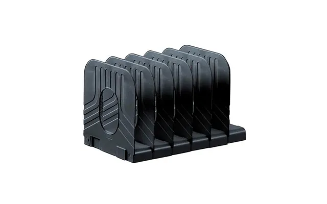 Avery Original Book Rack Extendable 6 Section Black - 66mlblk