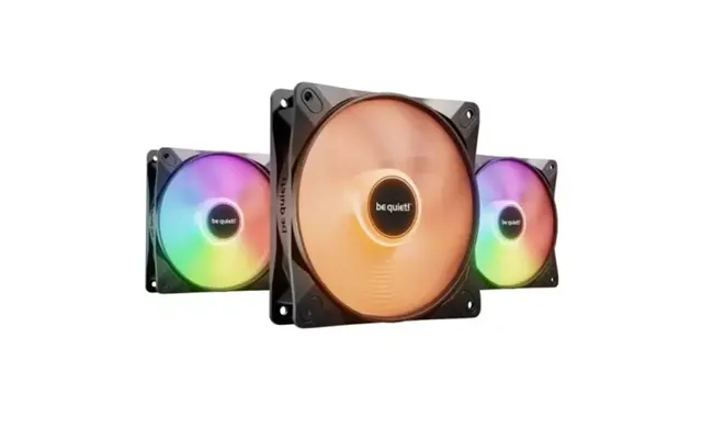 Be Quiet Light Wings Lx 120mm Pwm High Speed 3-pack Black Computer Case Fan 12 Cm 3 Pc S