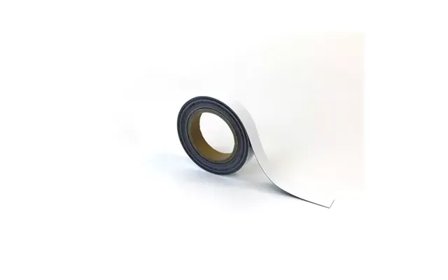 Beaverswood Magnetic Easy Wipe Warehouse Racking Strip H25mmxw10m White Roll - Msr25w