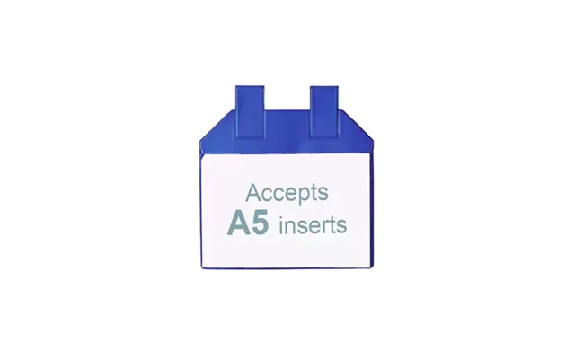 Beaverswood Magnetic Plastic Wrap-around Pockets For Roll Mesh Industrial Cages A5 Horizontal Pack 10 - Wrp5h 10