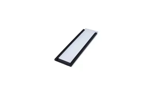 Beaverswood Magnetic Pvc Label Holder Clear With White Card For Shelving And Racking H25mmxw80mm Pack 100 - Ml28