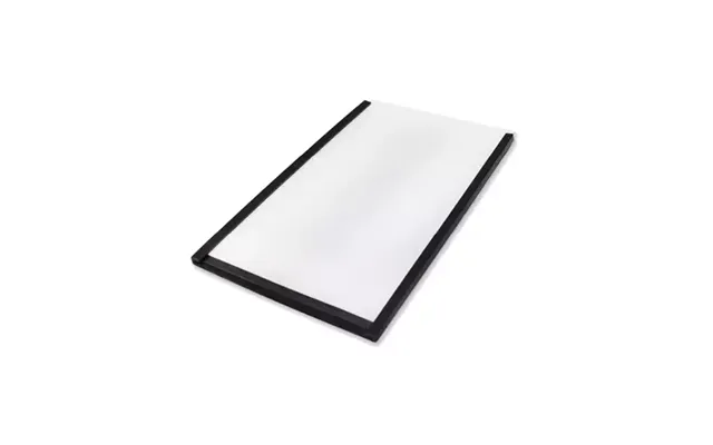 Beaverswood Magnetic Pvc Label Holder Clear With White Card For Shelving And Racking H60mmxw100mm Pack 100 - Ml610