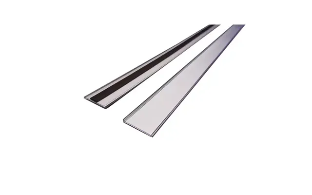 Beaverswood Magnetic Ticket Holder Clear With Card Insert White For Shelving And Racking H38mmxw1000mm Pack 10 - Ts38m 1
