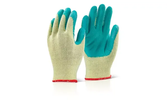 Beeswift Economy Grip Glove Green Medium Pack 10 Pairs - Ec8ngm