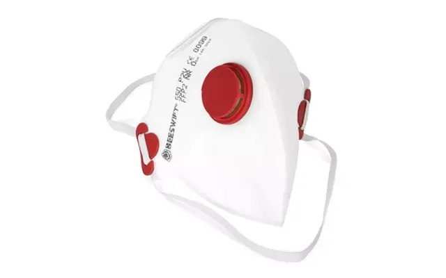 Beeswift Fold Flat P2 Mask With Valve Pack 20 - 2ff2v